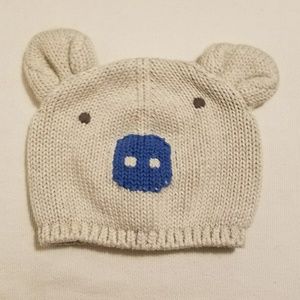 Baby GAP little piggy cotton knit hat